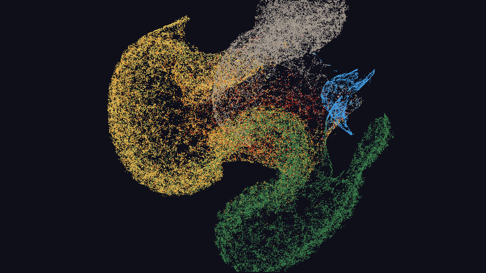 California satellite mosaic